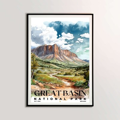 Great Basin National Park Poster, Travel Art, Office Poster, Home Decor | S4 - image1